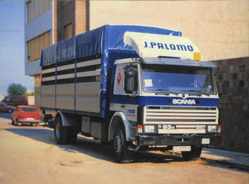 Camión Palomo logística